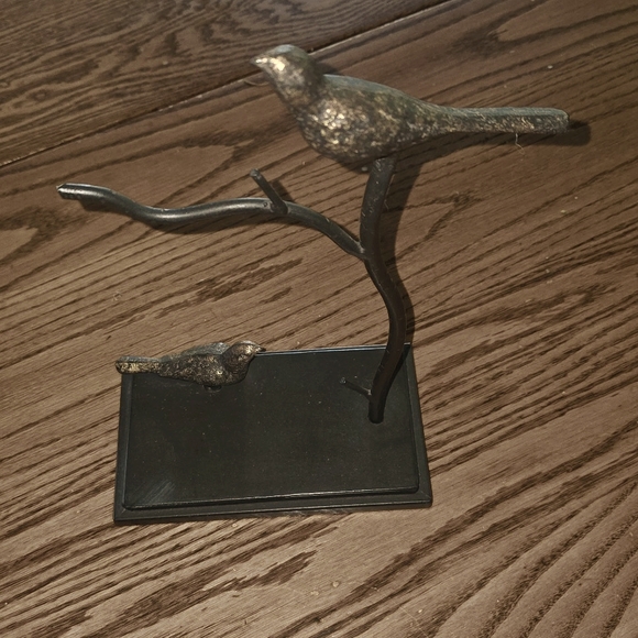 Brass Birds on Branch - Black - Picture 3 of 8